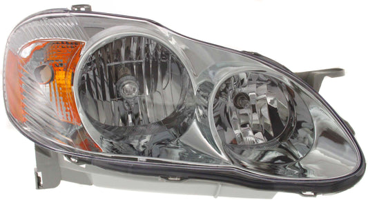 COROLLA 03-04 HEAD LAMP RH, Assembly, Halogen, S Model