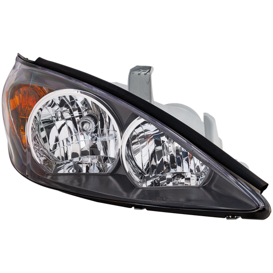 CAMRY 02-04 HEAD LAMP RH, Assembly, Halogen, w/ Black Housing, SE Model