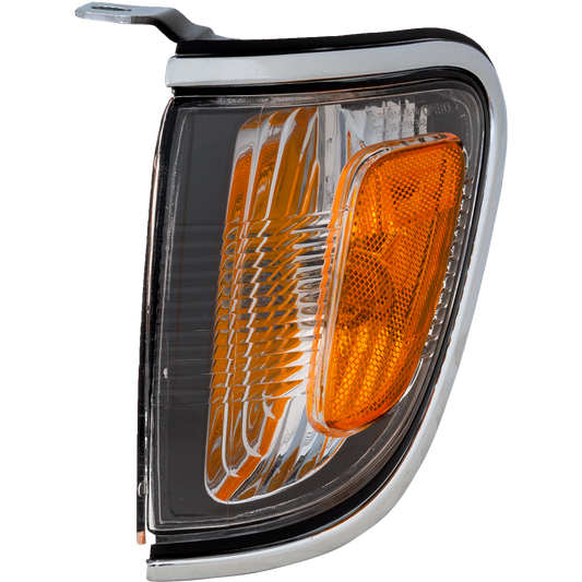 TACOMA 01-04 CORNER LAMP LH, Assembly, Park Lamp, w/ Chrome Trim