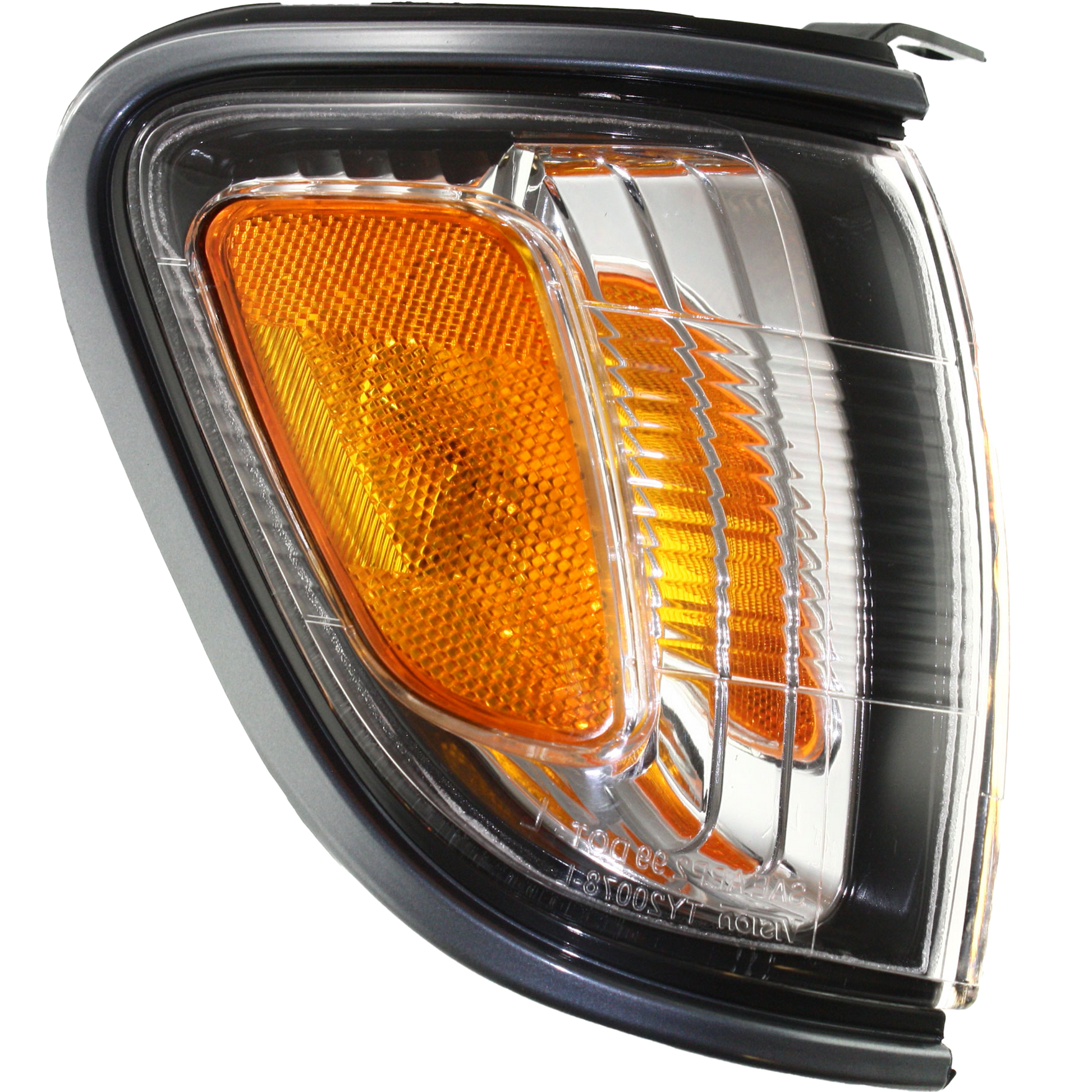 TACOMA 01-04 CORNER LAMP RH, Assembly, Park Lamp, w/ Dark Gray Trim