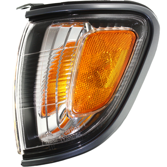 TACOMA 01-04 CORNER LAMP LH, Assembly, Park Lamp, w/ Dark Gray Trim
