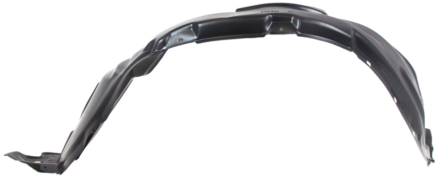 RAV4 06-12 FRONT FENDER LINER LH, Plastic, Vacuum Form, North America Built Vehicle, w/o Wheel Opening Flares