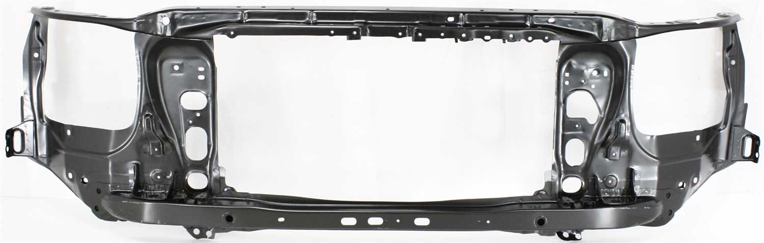 TACOMA 05-15 RADIATOR SUPPORT, Assembly, Black, Steel