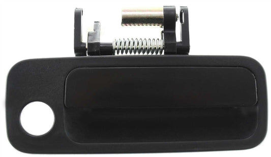 CAMRY/ES300 97-01 FRONT EXTERIOR DOOR HANDLE RH, Smooth Black, w/ Keyhole, Plastic, USA Built