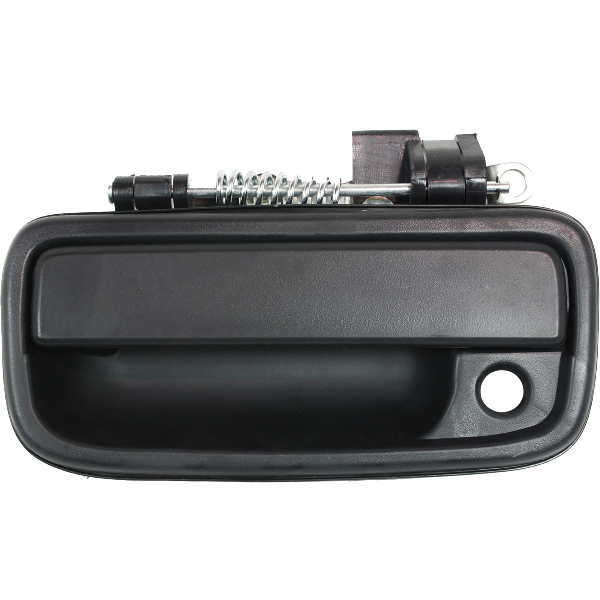 TACOMA 95-04 FRONT EXTERIOR DOOR HANDLE LH, Textured Black, w/ Keyhole