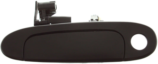 ECHO 00-05 FRONT EXTERIOR DOOR HANDLE LH, Smooth Black, w/ Keyhole
