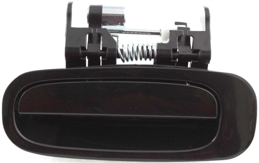 COROLLA/PRIZM 98-02 REAR EXTERIOR DOOR HANDLE LH, Smooth Black
