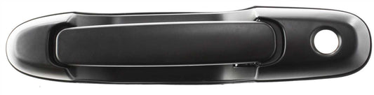 SIENNA 98-03 REAR EXTERIOR DOOR HANDLE RH=LH, Side Sliding Door, Smooth Black, w/ Keyhole, Man Lock