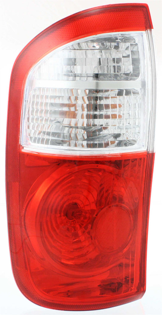 TUNDRA 04-06 TAIL LAMP LH, Assembly, Halogen, w/ Standard Bed, Double Cab, Clear and Red Lens