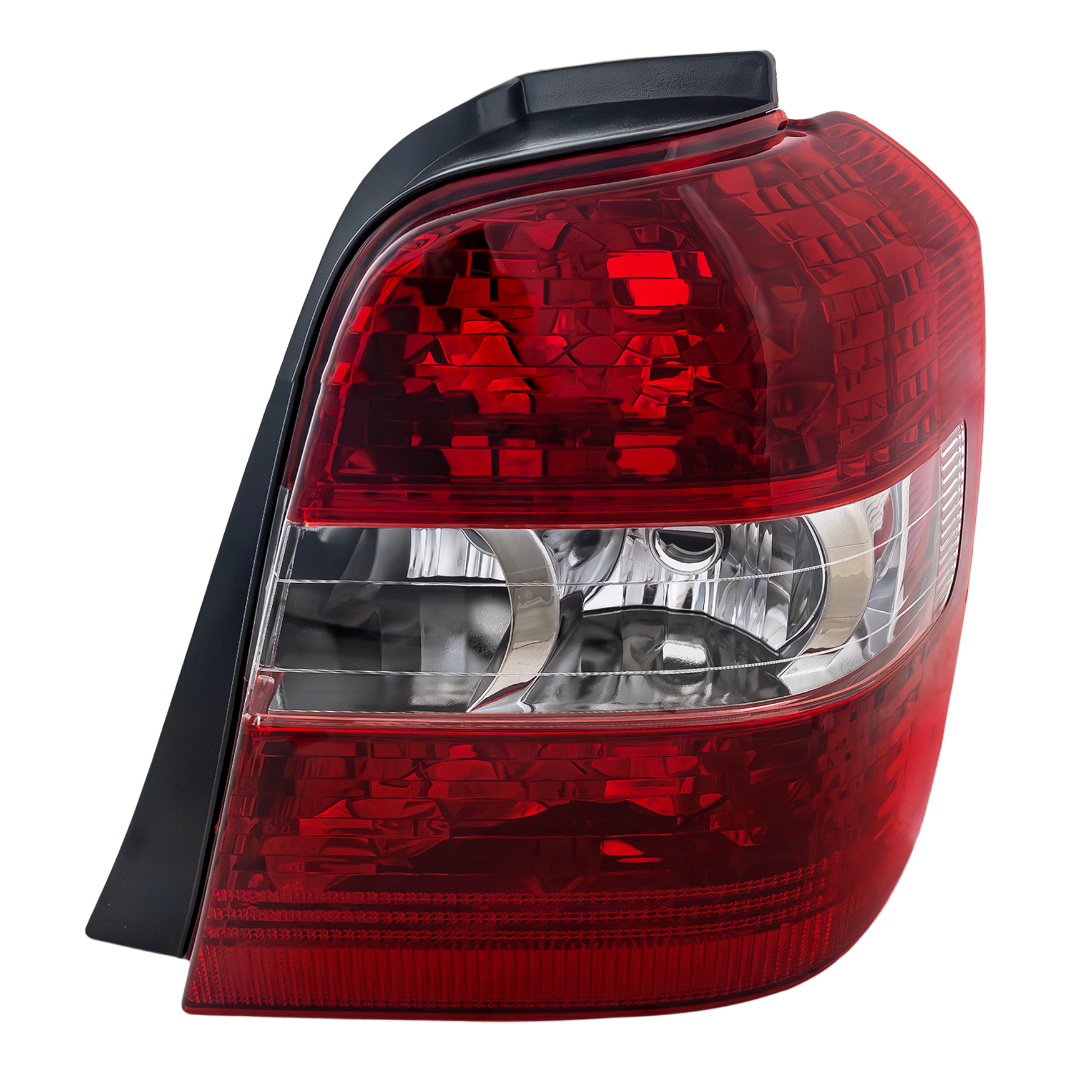 HIGHLANDER 04-07 TAIL LAMP RH, Lens and Housing, Clear and Red Lens, (Exc. Hybrid Model)