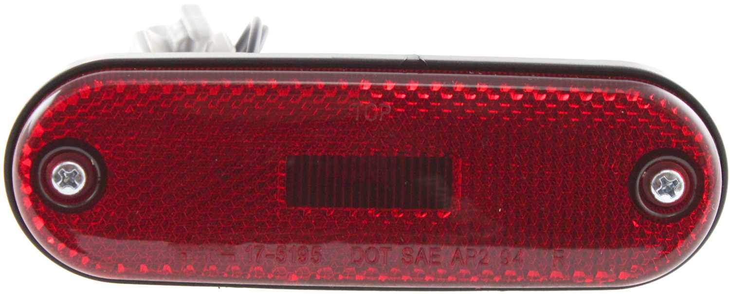 RAV4 96-00 REAR SIDE MARKER LAMP RH, Assembly, Reflector