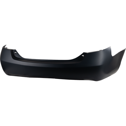 CAMRY 07-11 REAR BUMPER COVER, Primed, w/ Single Exhaust Hole, 4 Cyl, Base/CE/LE/XLE Models, USA Built Vehicle - CAPA