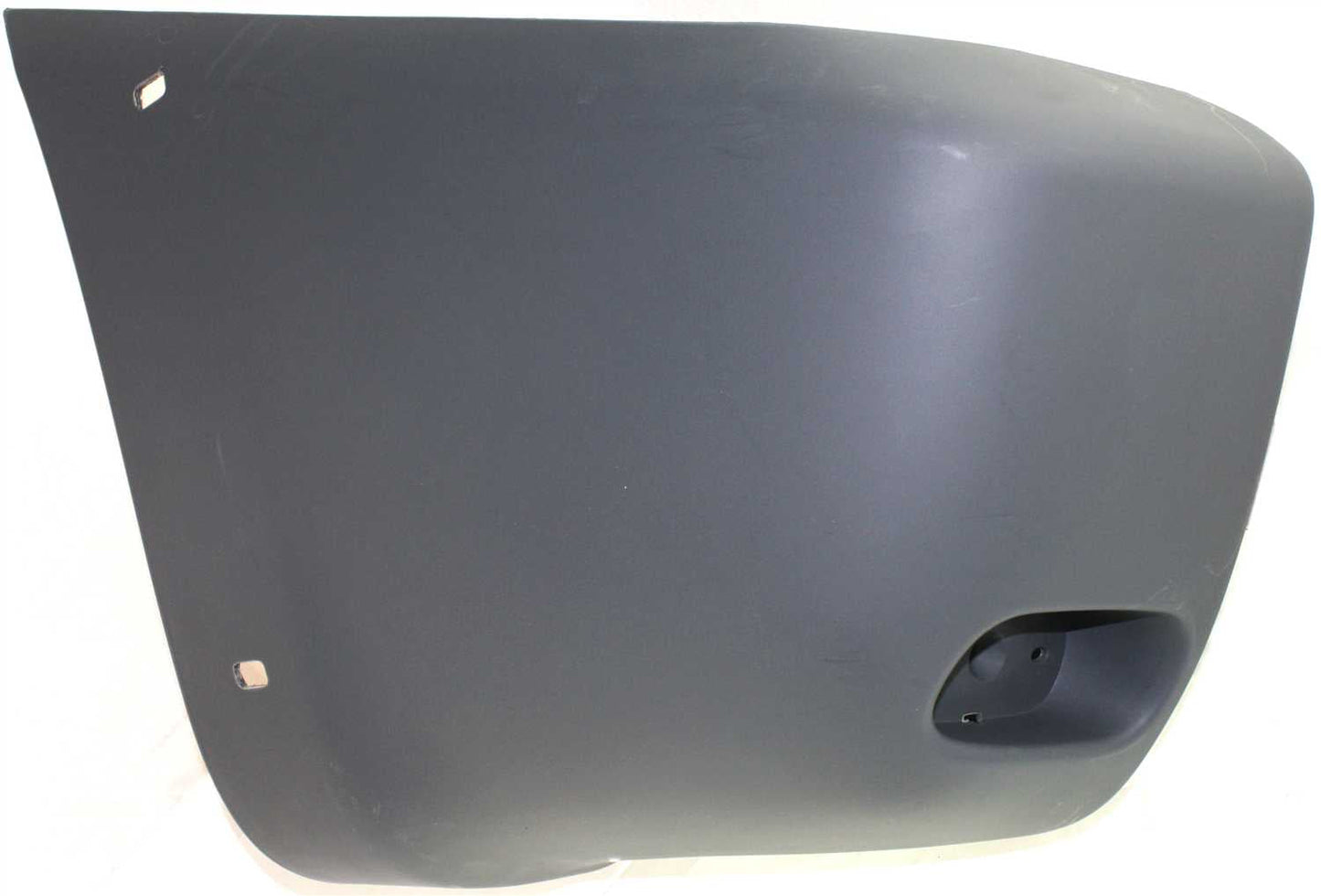 RAV4 01-05 REAR BUMPER END LH, Textured Gray, w/ Wheel Opening Flare Hole