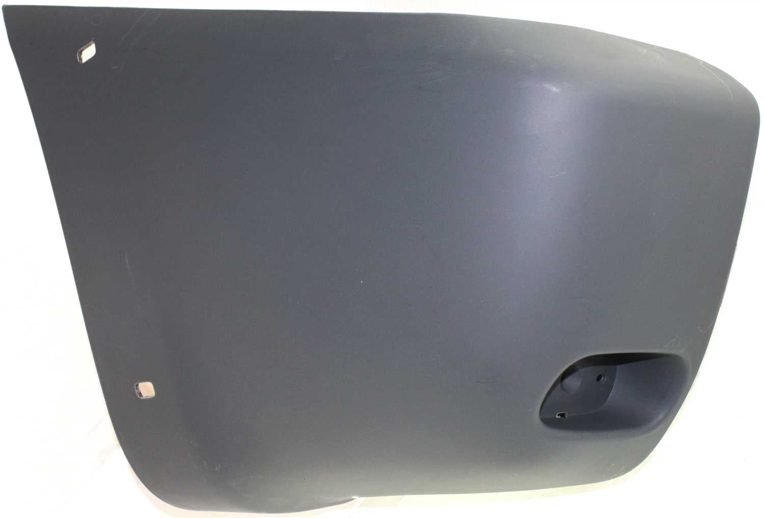 RAV4 01-05 REAR BUMPER END LH, Textured Gray, w/ Wheel Opening Flare Hole
