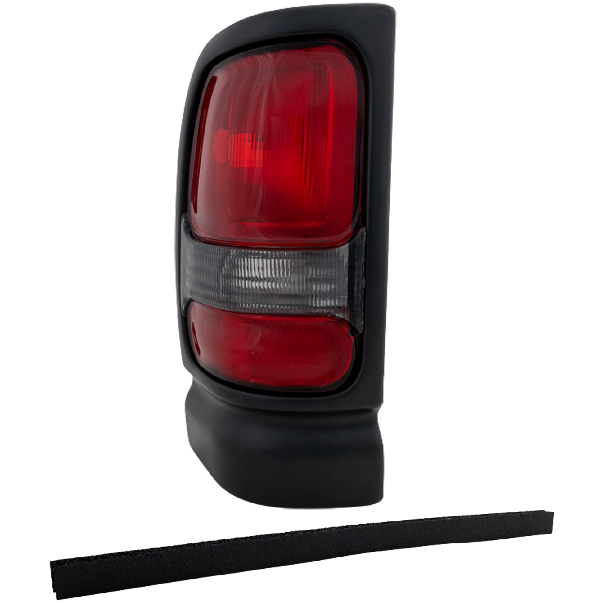 RAM PICKUP 94-02 TAIL LAMP LH, Lens and Housing, w/o Sport Package