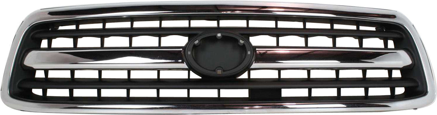 TUNDRA 00-02 GRILLE, Chrome Shell/Painted Black Insert