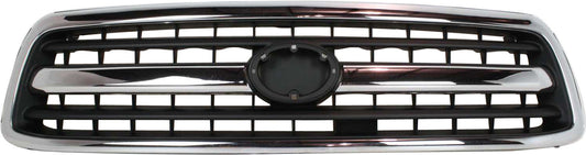 TUNDRA 00-02 GRILLE, Chrome Shell/Painted Black Insert