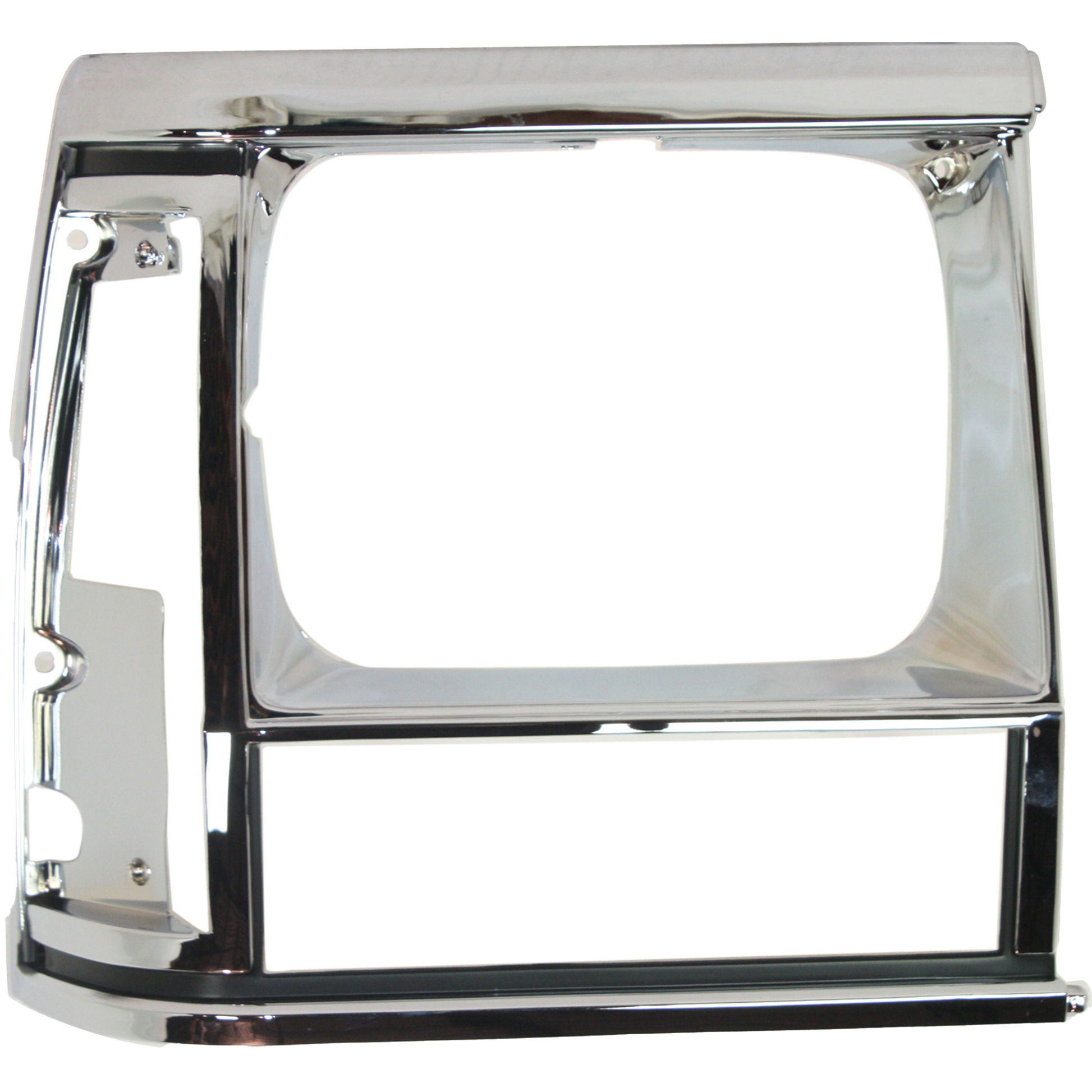 CHEROKEE 91-96 HEAD LAMP DOOR RH, Chrome/Blk trim