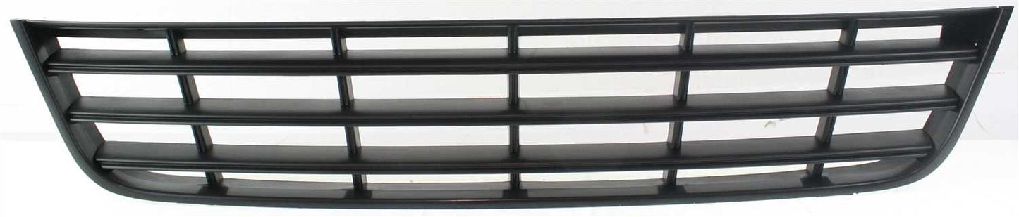 PASSAT 06-10 FRONT BUMPER GRILLE, Center, Lower, Black, w/ Black Moulding