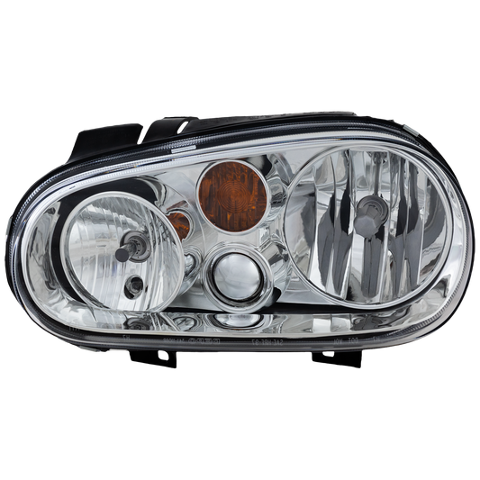 GOLF 02-06 HEAD LAMP LH, Assembly, Halogen, w/o Fog Lights