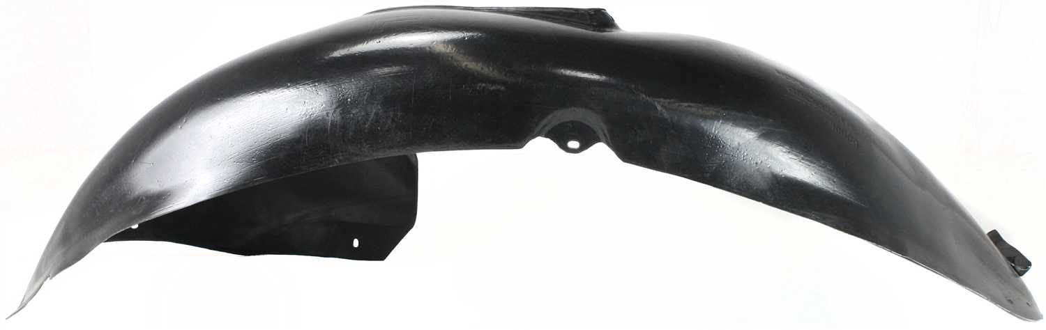 PASSAT 06-10 FRONT FENDER LINER LH, Rear Section, Plastic, Vacuum Form