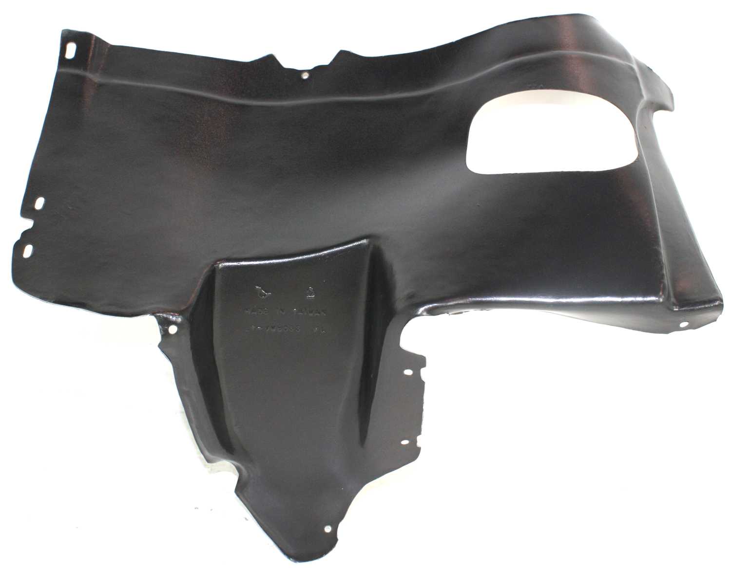 JETTA 05-10 FRONT FENDER LINER LH, Plastic, Vacuum Form, Front Section, M/T, (09 Wagon 6-Speed)