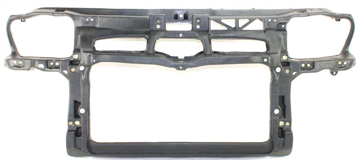 JETTA 99-05/GOLF 99-06 RADIATOR SUPPORT, Assembly, Black, Plastic