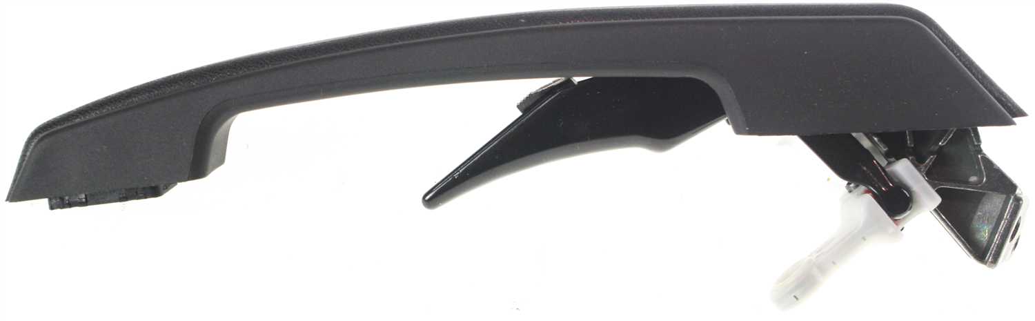 VOLVO 760 83-90/960 92-97/S90 97-98 FRONT EXTERIOR DOOR HANDLE LH, Black (=REAR)