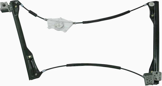 GOLF 99-06 FRONT WINDOW REGULATOR LH, Power, w/o Motor, w/o Panel, 2-Door
