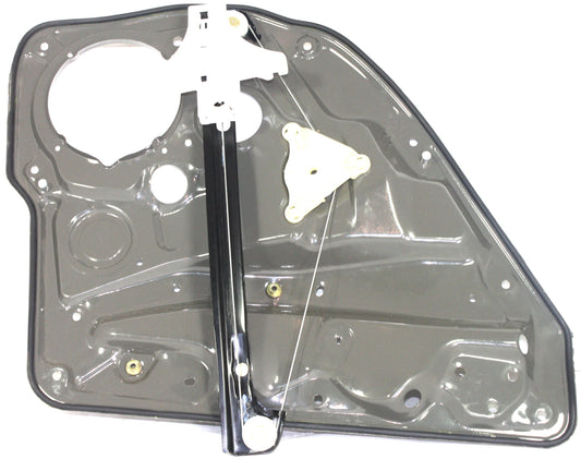 GOLF 99-10 REAR WINDOW REGULATOR RH, Power, w/o Motor, w/ Panel, 4-Door