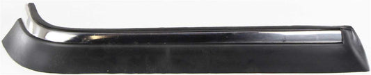 240 SERIES 86-93 REAR BUMPER MOLDING RH, Outer, Plastic, Chrome/Black, Sedan
